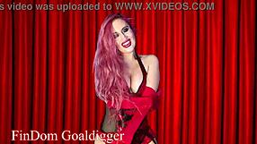 Femdom and financial domination with a kinky cosplay mistress