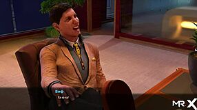 Girl craves a firm spanking in this 3d anime game