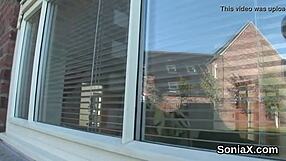 Unfaithful British Mature Lady Sonia Reveals Her Massive Titties in Reality