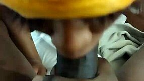 Slim Thick Gagging On Big Black Monster Cock!