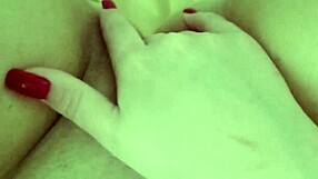 A woman gives a massage with oil and achieves an orgasm