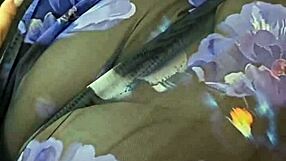 60-year-old granny craves fucking alone at home