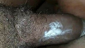 Ebony wife rides cock in pov, pussy wet