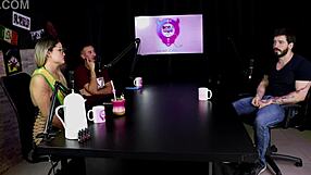 Hey, recording got me nervous, but Arthur Aily in red lingerie rocks!