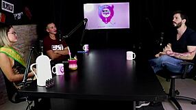 Hey, recording got me nervous, but Arthur Aily in red lingerie rocks!