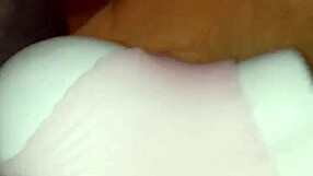 first time cumming with a pussy toy