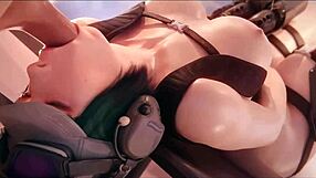 Special forces operative Ela in hot action in Rainbow Six Siege animated porn