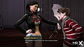 Girl craves a firm spanking in this 3d anime game