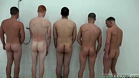 Watch the nude Filipino army guys hazing in the shower before fucking hard.
