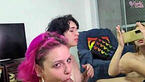 Sister-In-Law Takes Cum In Orgy!