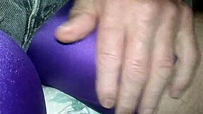 big spandex bulge tease with teasing movements