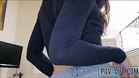 Low on Cash, So I Banged Her Skinny Frame POV Style