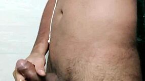 Indian desi gay cant resist masturbating monster cock