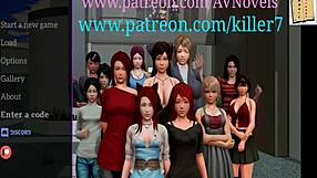 3D animated adult visual novel with anime-style characters