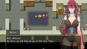 yo, wanna see makina fall in this hentai creampie game?