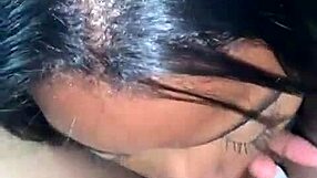 Ebony Wife Sucking Husband's Cum