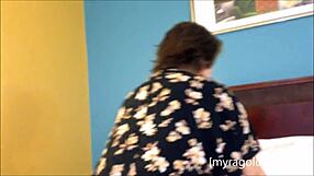 Married woman watches me give her husband a blow job