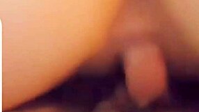 Amateur teen with big ass gets cumshot.