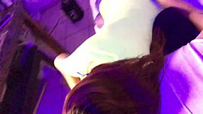 Horny Latina Milf Dresses Slutty, Grabs Big Cock With Lips For Deepthroat.