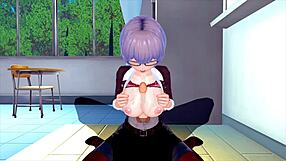 female teacher craving energy through intense squirting