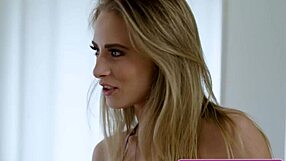 blonde lesbian teen 18+ step sisters kyler quinn braylin bailey get horny and start making out in bed