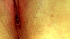 solo british whore teases cunt with dildo in hairy masturbation