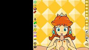 PPPPU game with Mario and Princess Daisy