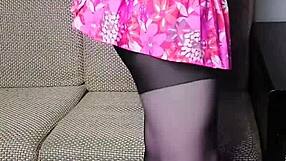 Big Ass White Boy Crossdresser Dances Sexy Sissy Style