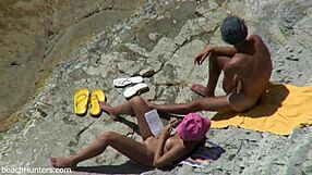 Passionate Beach Couple Enjoys Intimate Sex Session