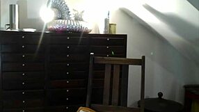 Why does Olga's squirt machine flood the Russian milf's floor?