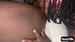 Detailed rimming and licking of assholes in amateur threesome with big cocks