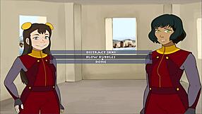Animated hentai game with Japanese-style illustrations and interactive features