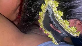 Aun Con Calor Quiero Mamar Tu Verga - Submissive Latina Sucking Deep in Lingerie