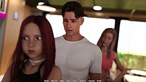 यो, यह हॉर्नी बस्टी रेडहेड मेरी कॉलेज रूममेट है 3डी पॉर्न गेम्स में!