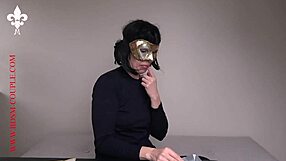 Black mistress and her companions in BDSM action