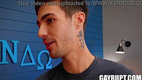 Masyn thorne and jacob acosta at the glory hole doggystyle