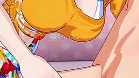 सौतेला भाई क्यूट 3D आउटफिट में बड़ी छाती वाली बहन को छेड़ता है