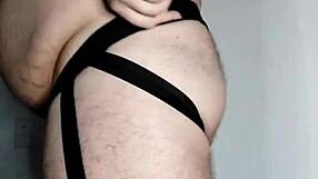 Fat Gay Man Masturbates And Shows Off His Big Tits And Ass In Anal Sex