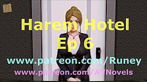 Harem hotel welcomes amateurs with monster cocks