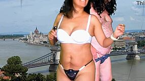 Watch Me Strip And Masturbate By The Danube!