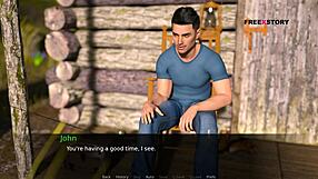 John watches Mary change her dress in Duaklight Manor