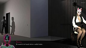 Anime milf in sin heels 4 dominates with legs, tits, and skirt