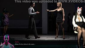 Anime milf in sin heels 4 dominates with legs, tits, and skirt