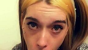 Beautiful transsexual wants to perform a blow job on you