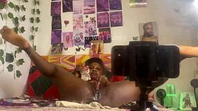 Why is Anita's pussy so wet for doggystyle fingering?