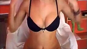 this hot girl in heels is fingering her pussy right now