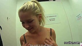 stunning czech teen 18+ie teased at shopping centre, then shagged hard pov
