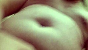 Tranny teases with slow panty strip show