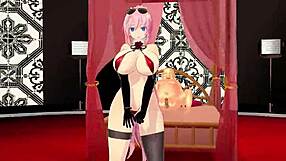 luka bo peep gets wild in hentai sex