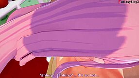 in the franxx universe, zero two engages in intense pov sex with darling. fully captured by fantasyking3.
